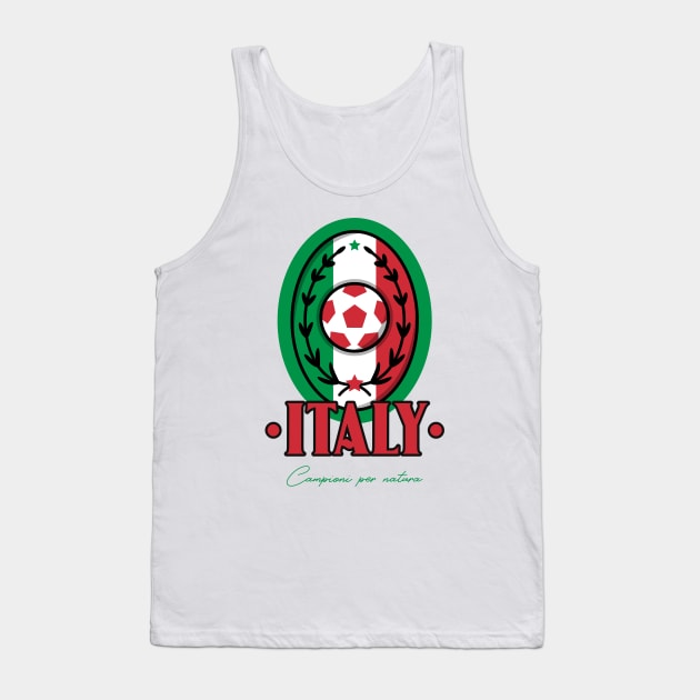 Italy Italian Soccer Fan Tank Top by Tip Top Tee's